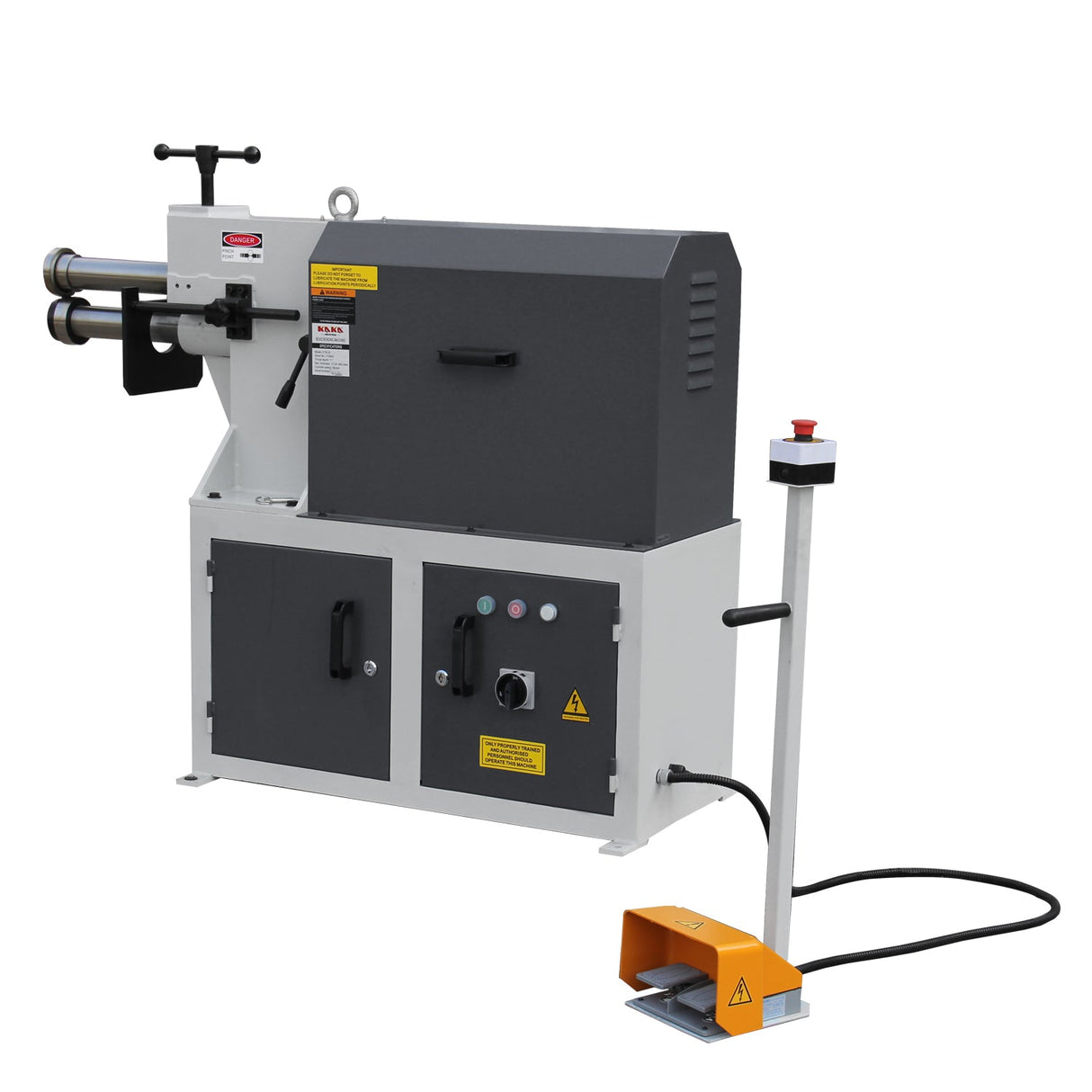 KANG Industrial ETB-40 Motorized Swage and Jenny, Heavy Duty Bead Bending Machine with Four Standard Dies, 415V/3PH Motor