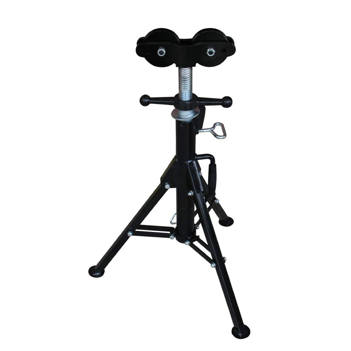 KANG Industrial APJ-3 Folding Pipe Jacks with Roller Head, 710-1300 mm Height, Max. Load 450 KG