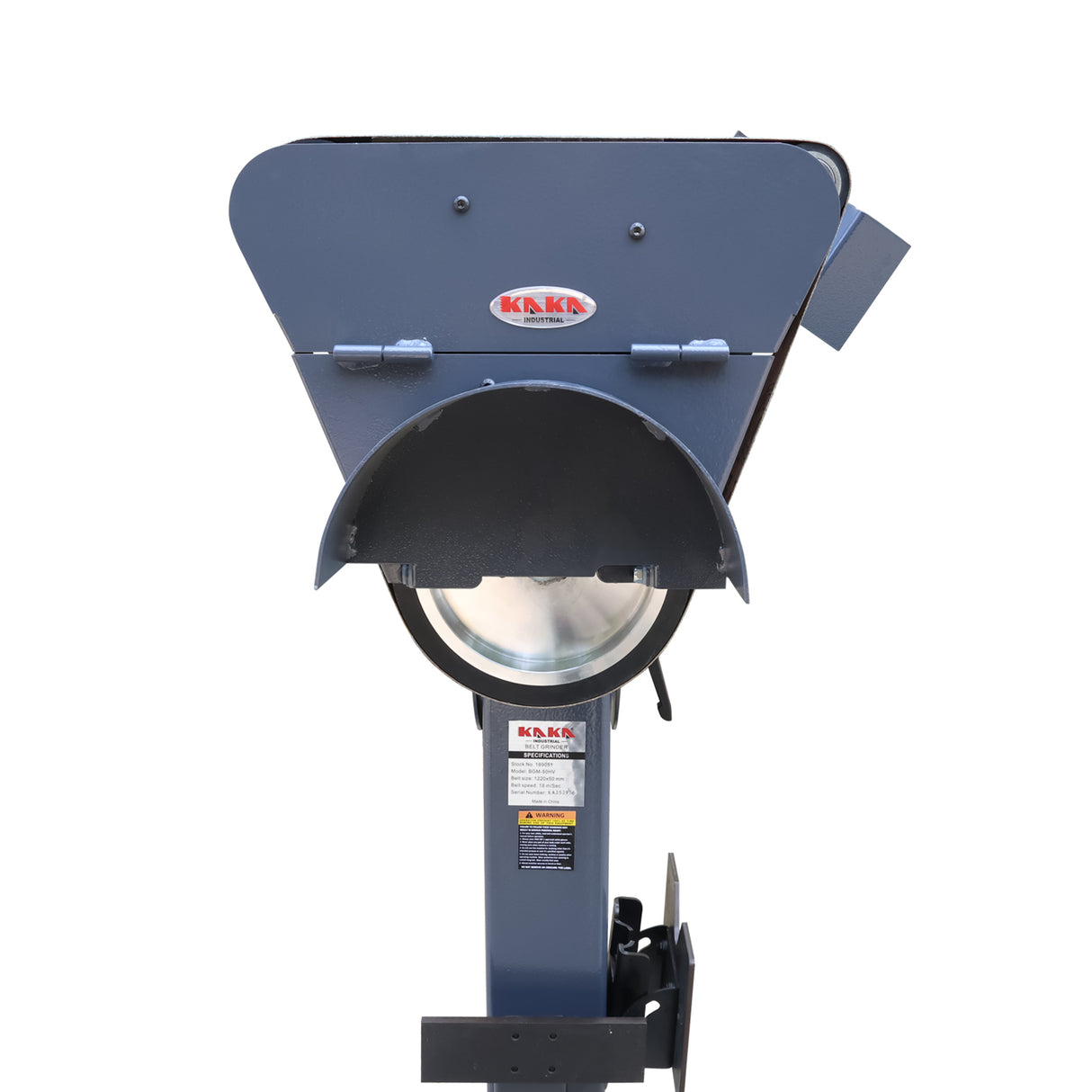 Kang Industrial BGM-50HV Floor Stand Linisher, Blet Grinder C/W 3 Grinding Tables, 240V