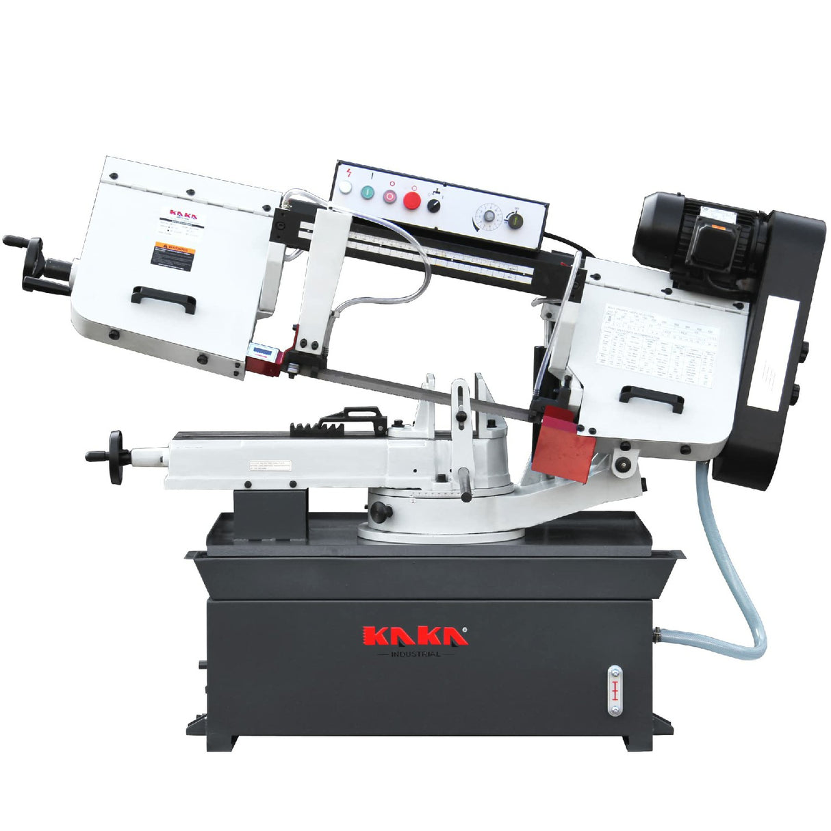 KANG Industrial BS-1018R 254mm Horizontal Bandsaw, Metal Cutting Band Saw, Swivel Saw Frame, 415V