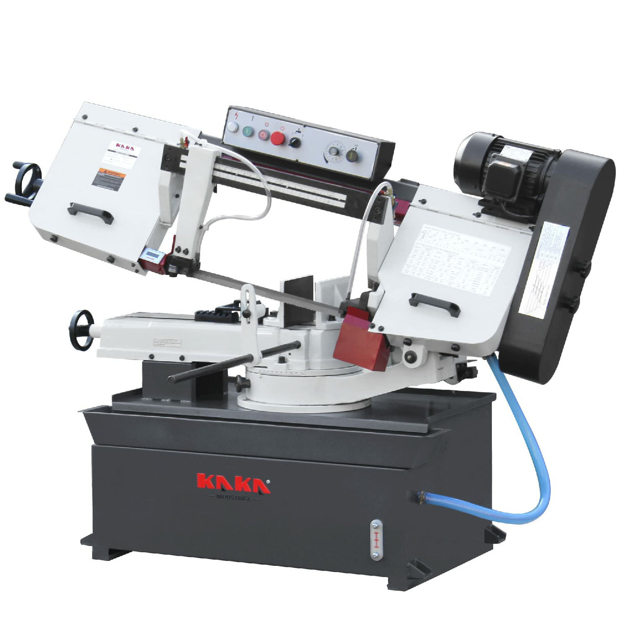 KANG Industrial BS-1018R 254mm Horizontal Bandsaw, Metal Cutting Band Saw, Swivel Saw Frame, 415V