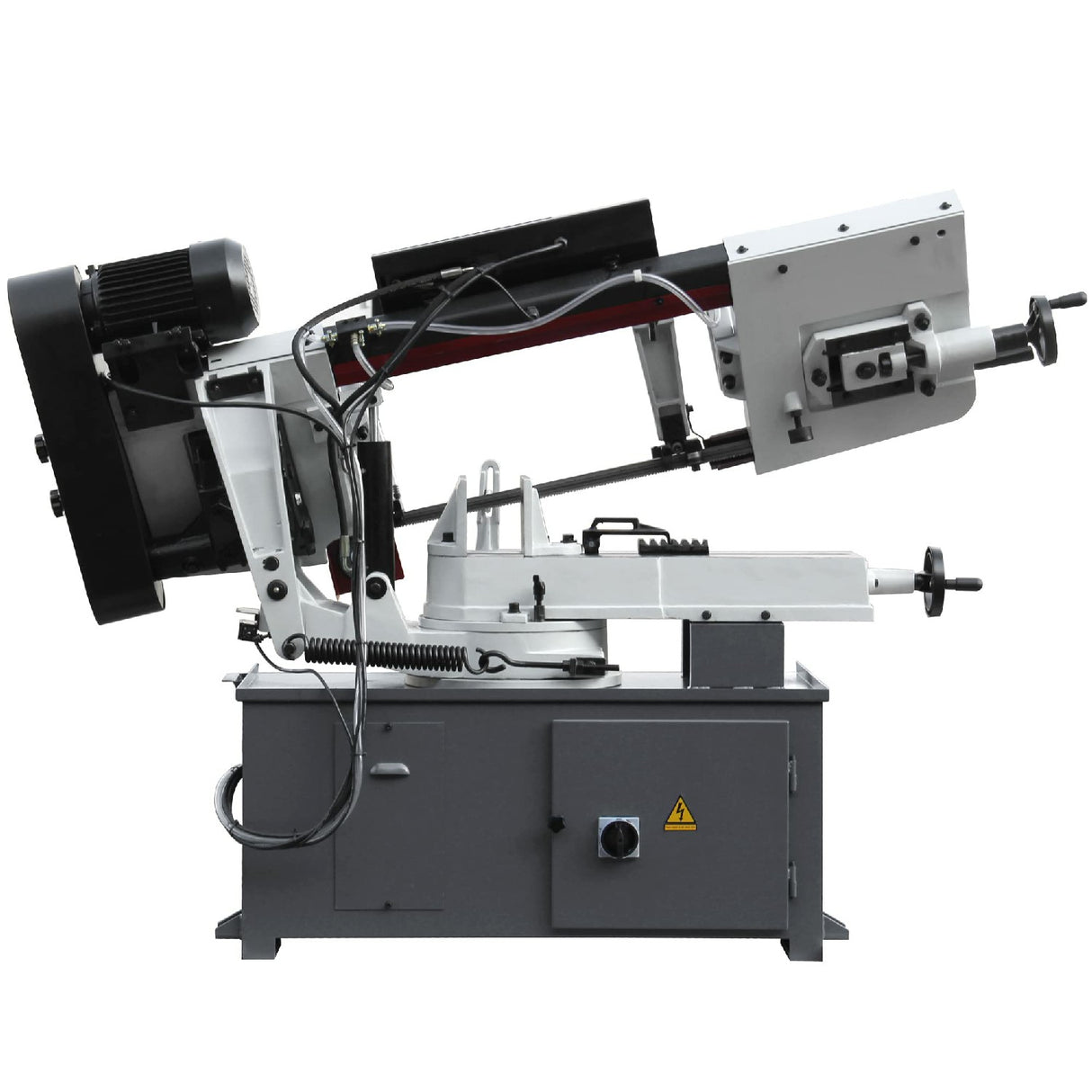 KANG Industrial BS-1018R 254mm Horizontal Bandsaw, Metal Cutting Band Saw, Swivel Saw Frame, 415V