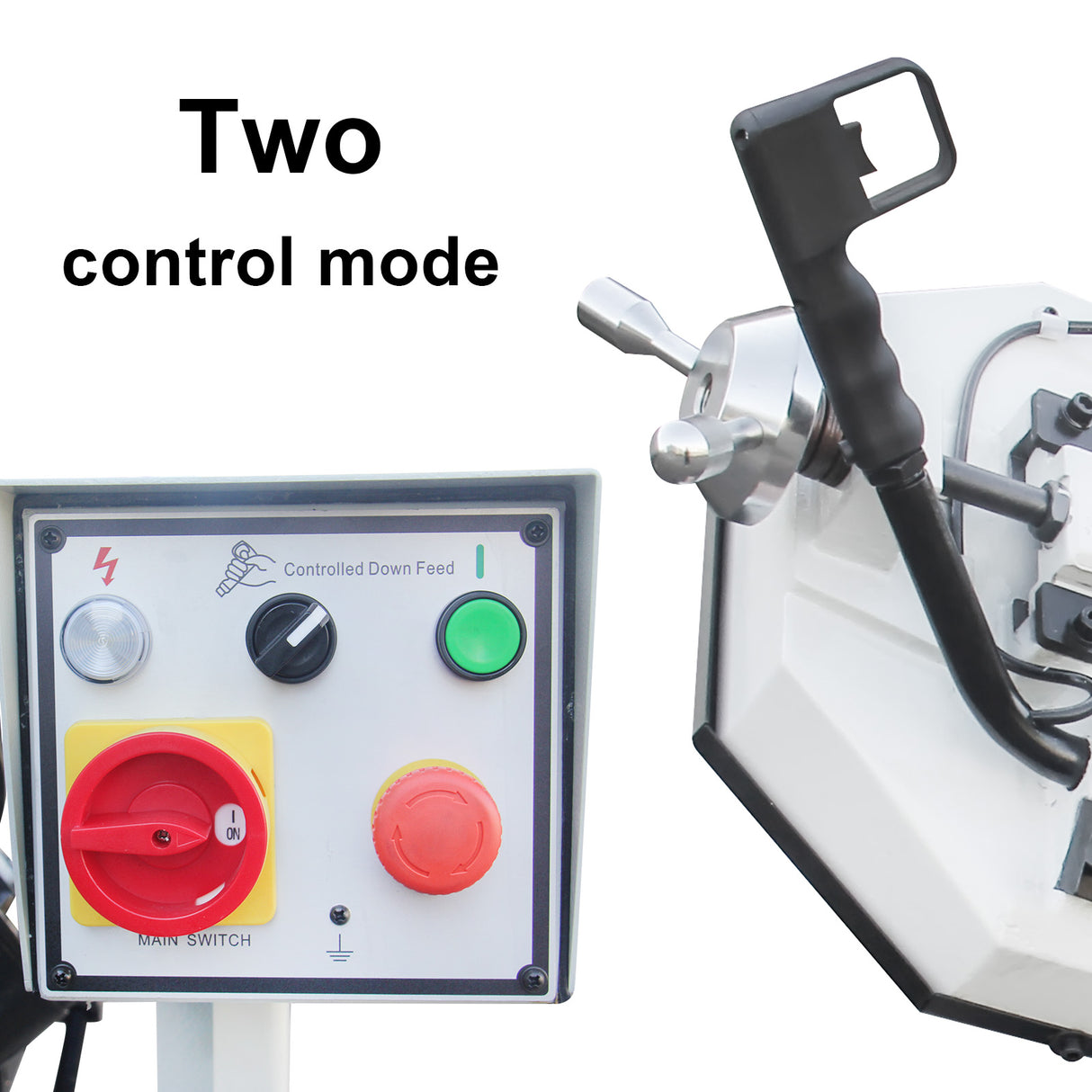 KANG Industrial BS-108G Horizontal Metal Cutting Bandsaw, 260x200mm Round & Rectangular Cutting, 60° Miter Angle, 1.1kW 240V Motor for Steel, Aluminum, Metal Fabrication