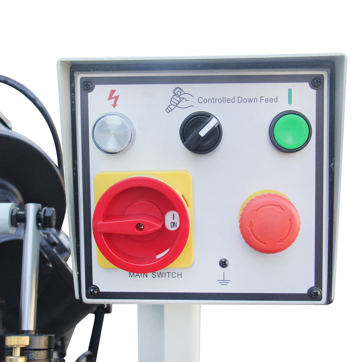 KANG Industrial BS-108G Horizontal Metal Cutting Bandsaw, 260x200mm Round & Rectangular Cutting, 60° Miter Angle, 1.1kW 240V Motor for Steel, Aluminum, Metal Fabrication