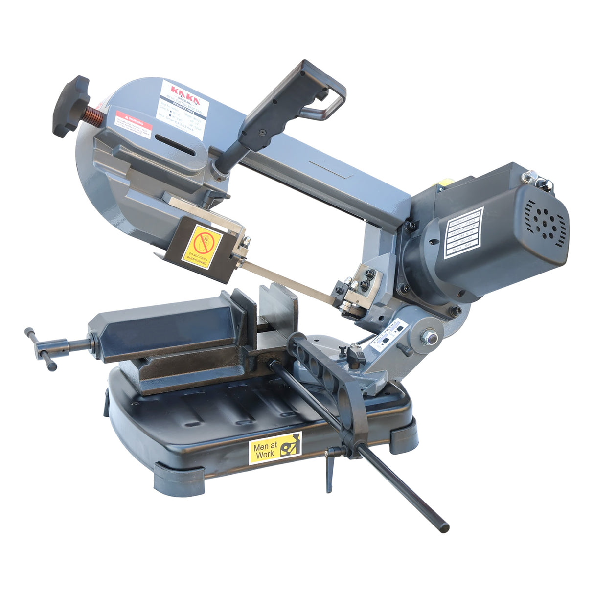 Portable Swivel Head Metal Cutting Band Saw BS-125, Mitre Up to 60 Degrees Bandsaw Machine