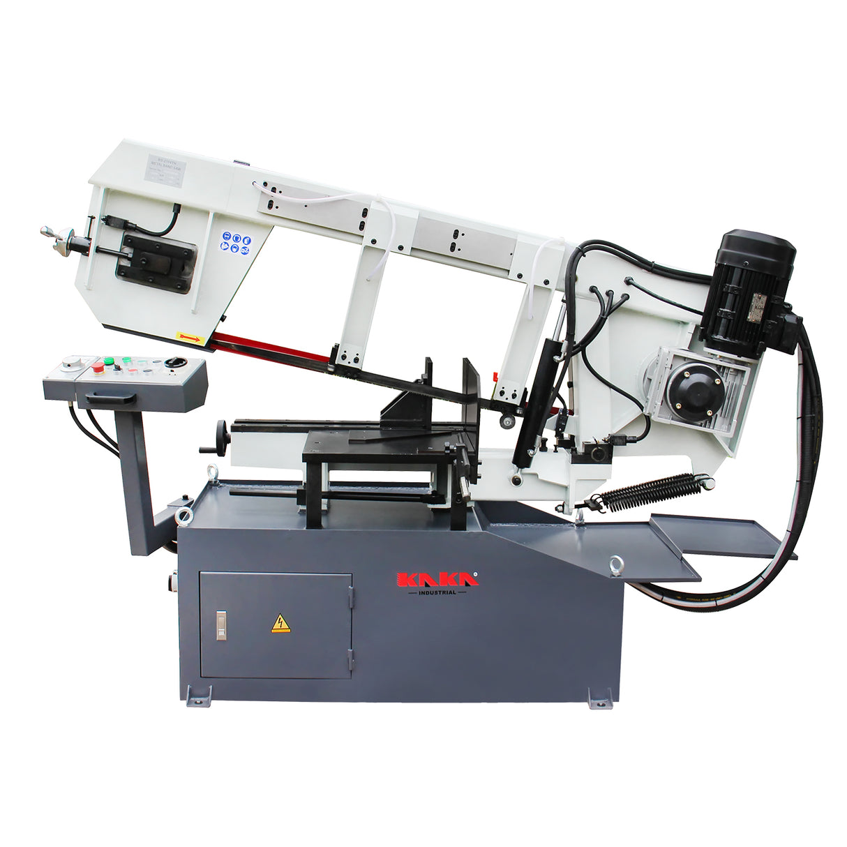 KANG Industrial BS-2114TH Hydraulic Band Saw, Saw Frame Auto LIfting Up, 400mm Round Bar Cutting, Runs on 415V Power