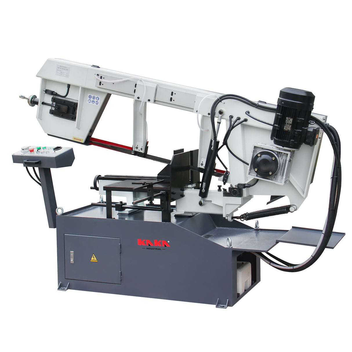 KANG Industrial BS-2114TH Hydraulic Band Saw, Saw Frame Auto LIfting Up, 400mm Round Bar Cutting, Runs on 415V Power