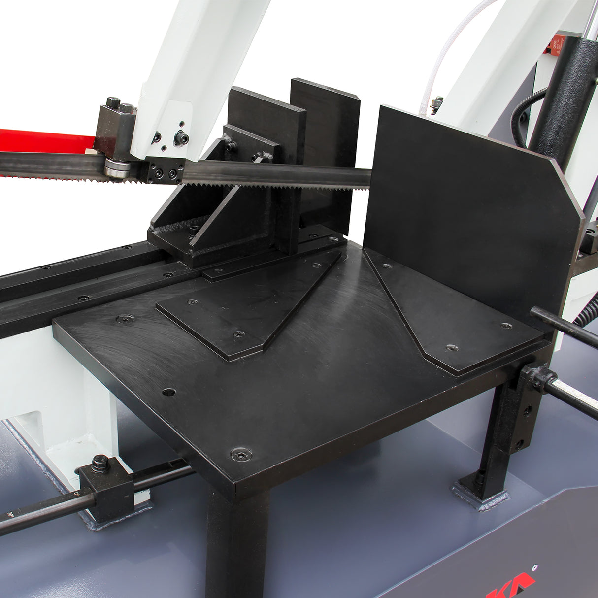 KANG Industrial BS-2114TH Hydraulic Band Saw, Saw Frame Auto LIfting Up, 400mm Round Bar Cutting, Runs on 415V Power