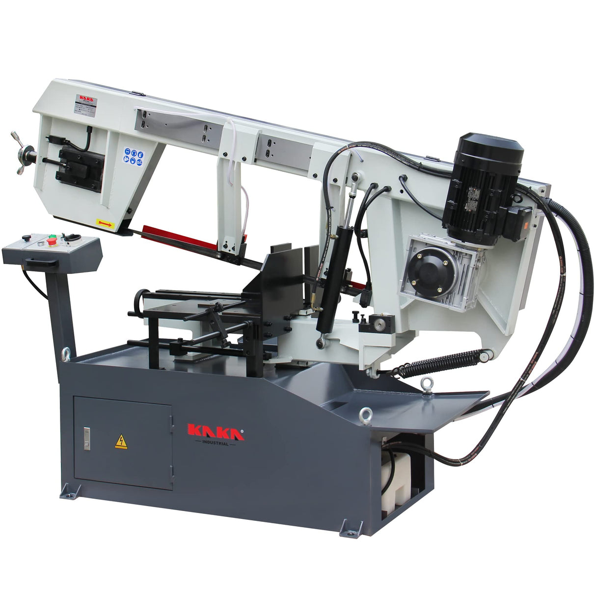 KANG Industrial BS-2114T Band Saw, Manually Lift Saw Frame, 400mm Round Bar Cutting, Runs on 415V Power