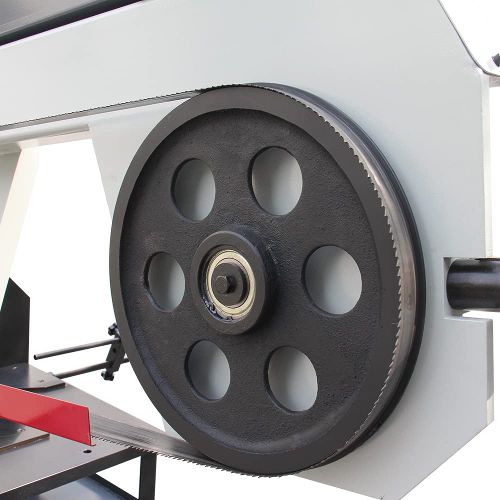 KANG Industrial BS-2114T Band Saw, Manually Lift Saw Frame, 400mm Round Bar Cutting, Runs on 415V Power