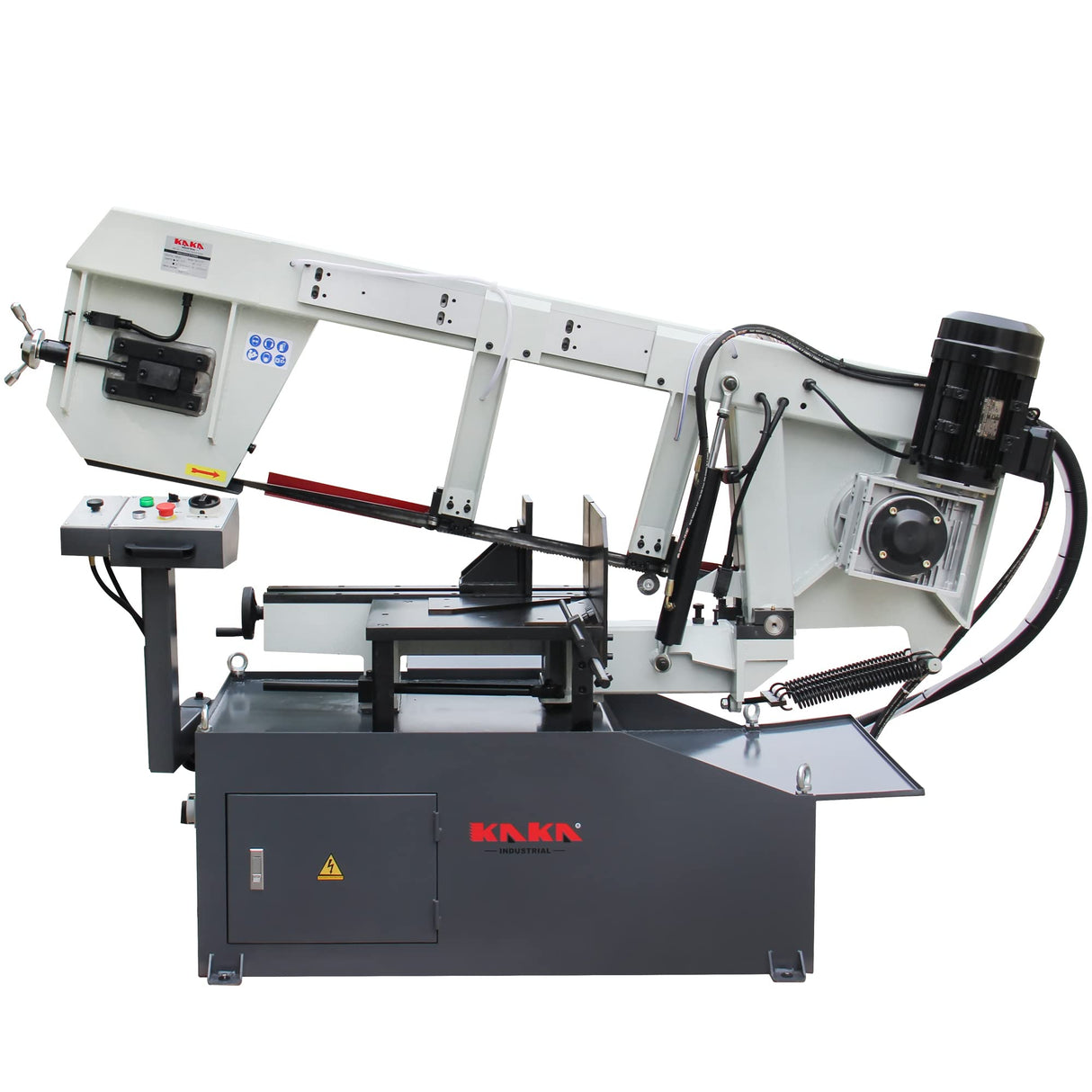 KANG Industrial BS-2114T Band Saw, Manually Lift Saw Frame, 400mm Round Bar Cutting, Runs on 415V Power