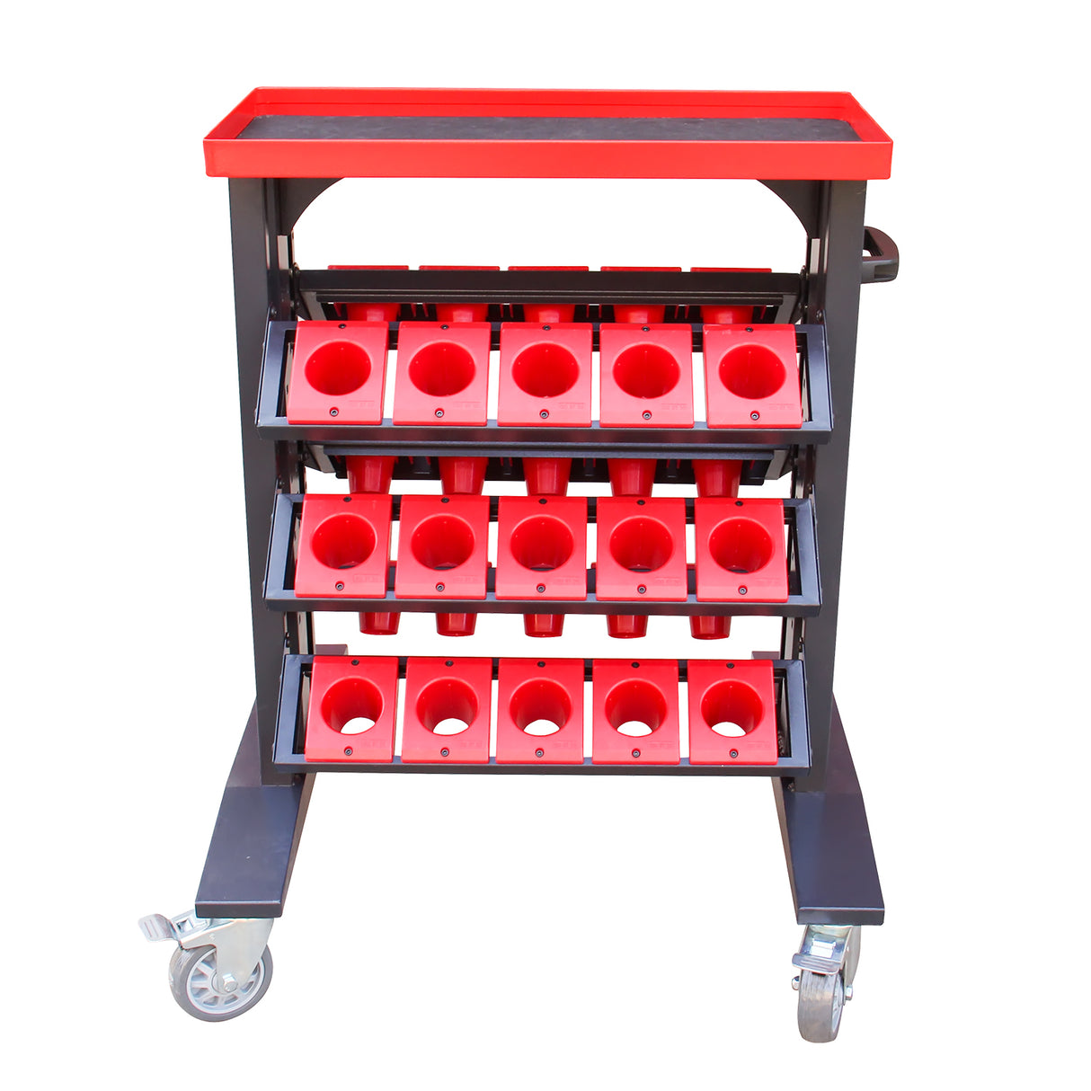 CNC Tool Trolley DJC-950C, Mobile Tool Cart for BT50 Holders, 30 Holders Storage Capacity