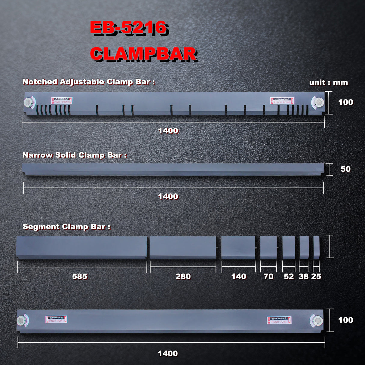 KANG MAGNABEND EB-5216 Claming Bar