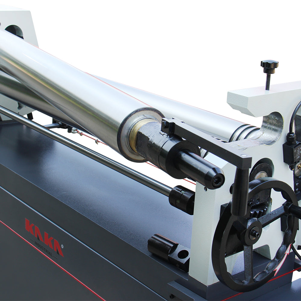 KANG Industrial ESR-5108E, 1300x4.5mm Plate Rolling Machine, Slip Roll Machine with Motrized Rear Roller, Industrial Grade Sheet Metal Fabrication Machine