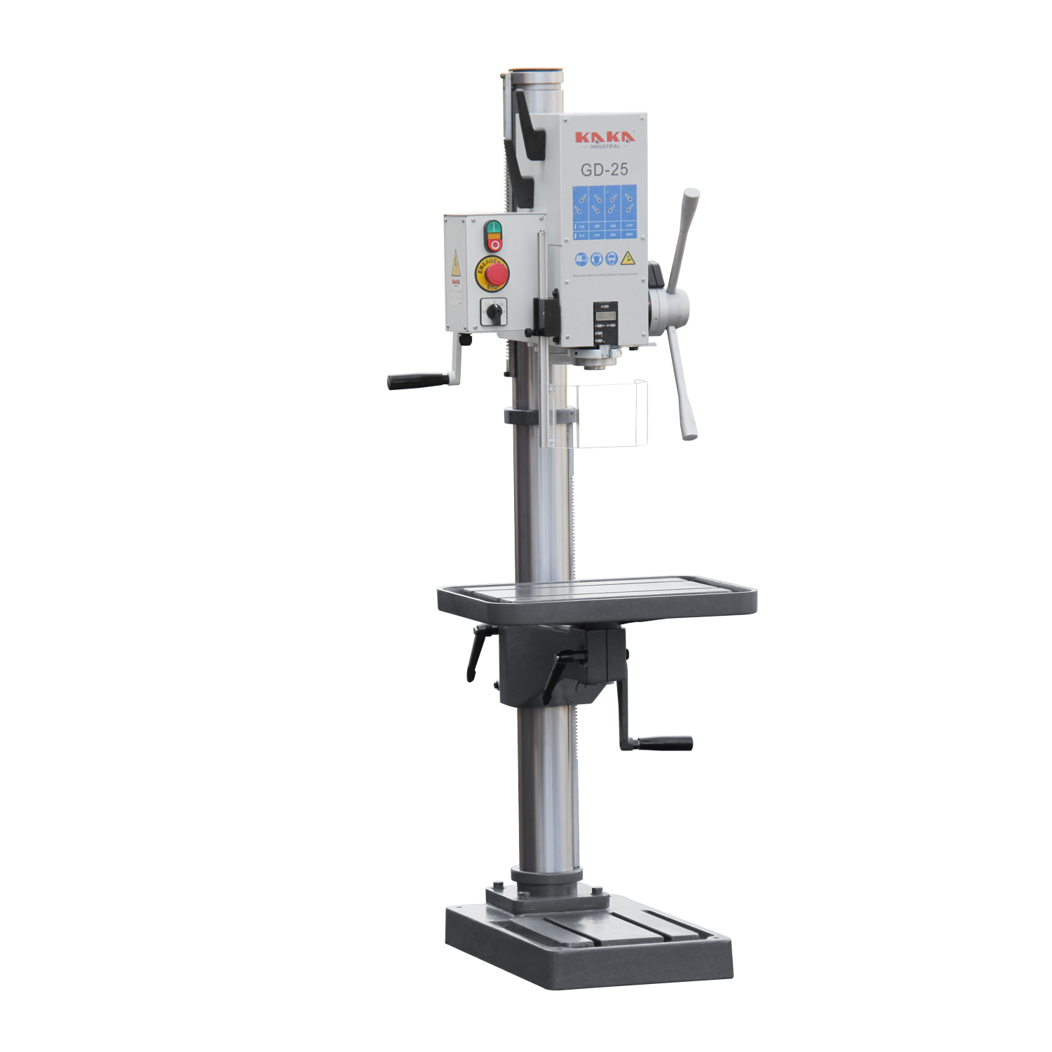 KANG INDUSTRIAL GD-25 Vertical Drill Machine with Gear Head, 25mm Drilling Capacity, 415V Motor