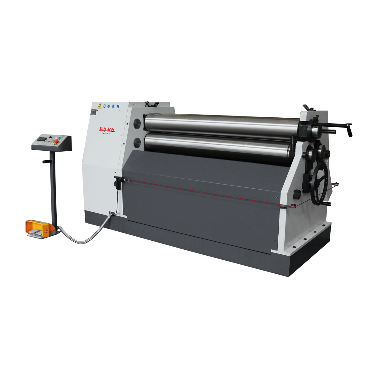 KANG INDUSTRIAL HER-6103 Motorized Plate Curving Rolls, Sheet Metal Roll Curving Machine