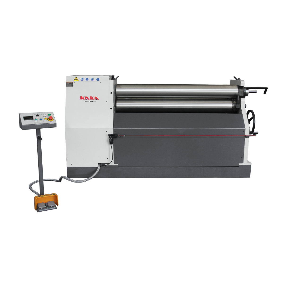 KANG INDUSTRIAL HER-6103 Motorized Plate Curving Rolls, Sheet Metal Roll Curving Machine