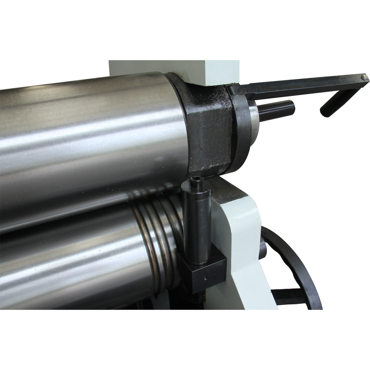 KANG INDUSTRIAL HER-6103 Motorized Plate Curving Rolls, Sheet Metal Roll Curving Machine