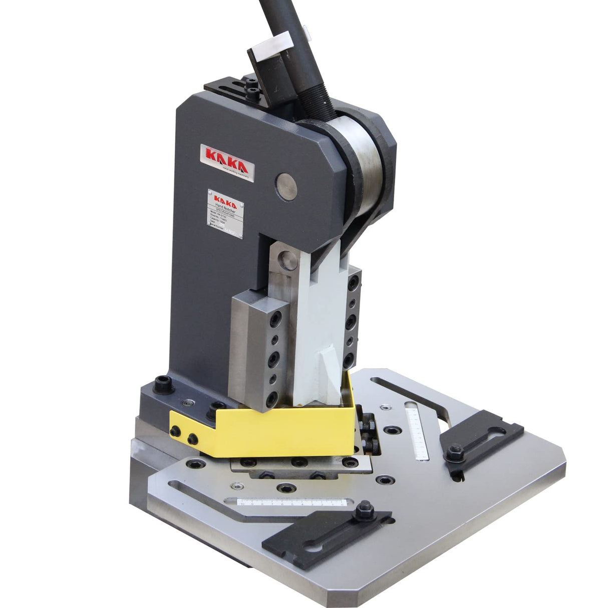 KANG Industrial HN-1104 Heavy-Duty Metal Corner Notcher, Fixed Angle Notching Machine for Thick Plate