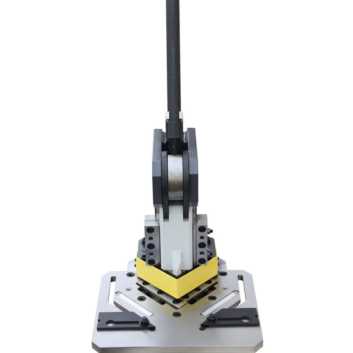 KANG Industrial HN-1104 Heavy-Duty Metal Corner Notcher, Fixed Angle Notching Machine for Thick Plate