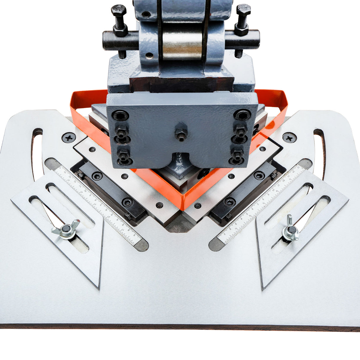 Kang Industrial HN-4 Right Angle Plate Notching Machine, 1.5mm Thick Capacity Manual Corner Notcher