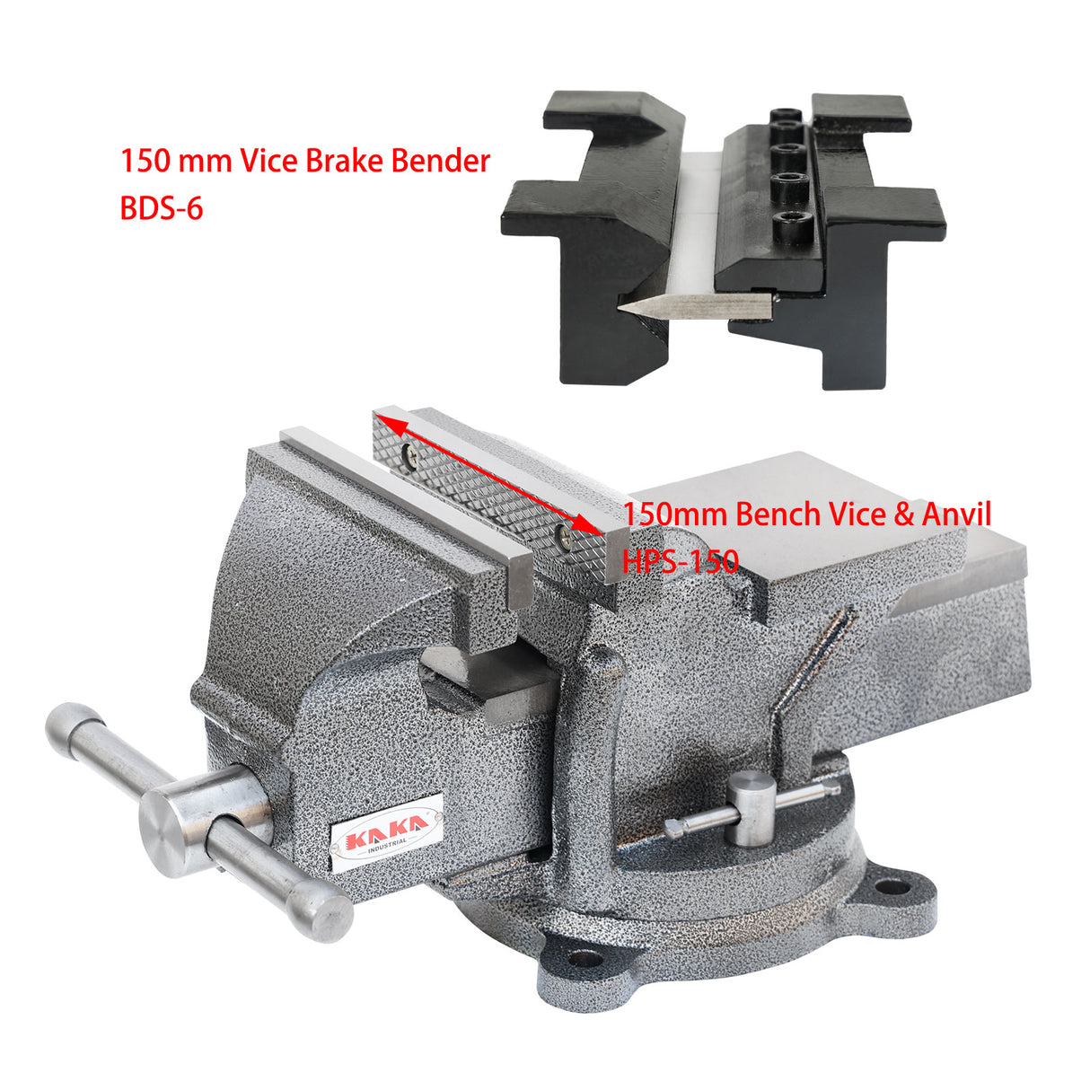 150mm VIce Braek Bender BDS-6 & Bench Vice HPS-150