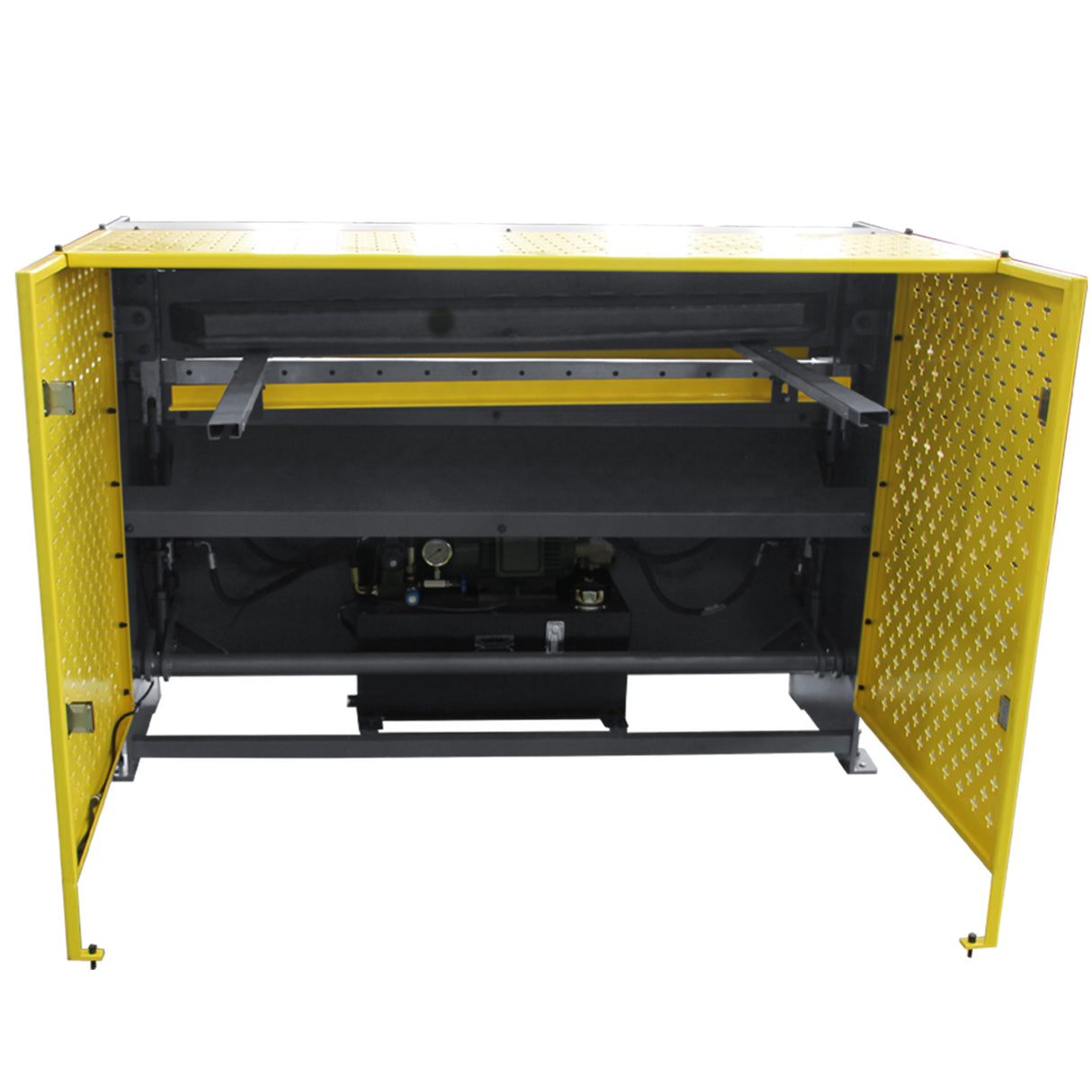 Hydraulic Guillotine HQ01-5214B, 1320x2mm Mild Steel Shearing Machine, 240V Single Phase Sheet Cutter with Manual Back Gauge