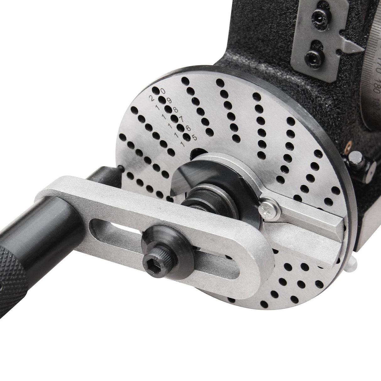 Kang Industrial HVP-61, Rotary Table with Dividing Plate DP-1, 6 Inch Rotary Table Milling Machine Horizontal Vertical Indexing Plate