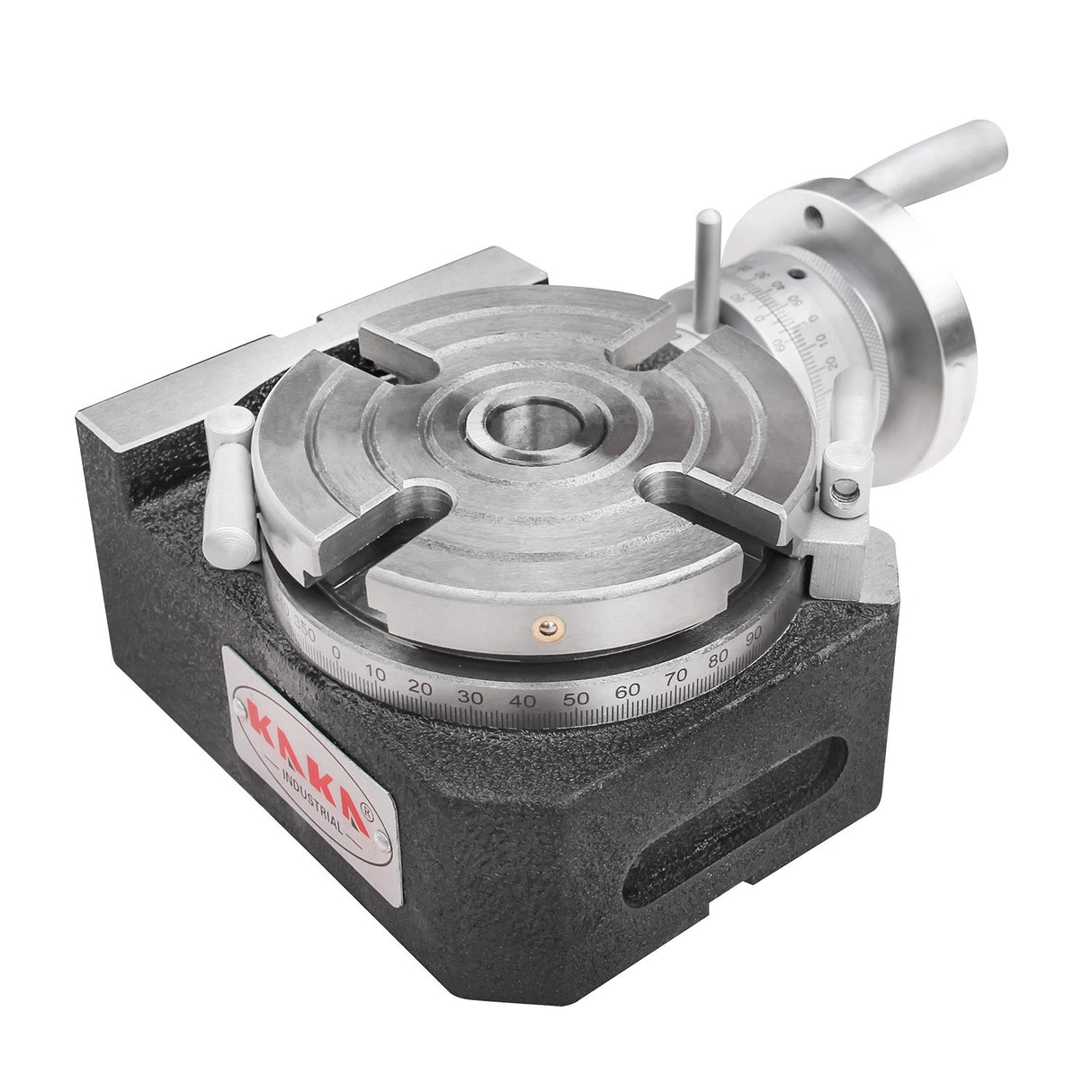Kang Industrial HVP-61, Rotary Table with Dividing Plate DP-1, 6 Inch Rotary Table Milling Machine Horizontal Vertical Indexing Plate