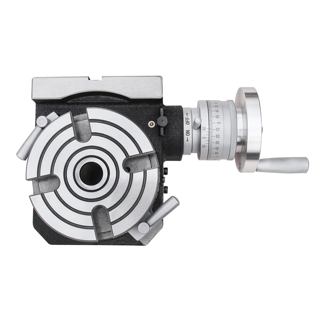 Kang Industrial HVP-61, Rotary Table with Dividing Plate DP-1, 6 Inch Rotary Table Milling Machine Horizontal Vertical Indexing Plate