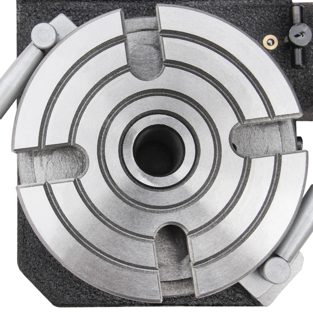 Kang Industrial HVP-41, Rotary Table with Dividing Plate DP-1, 4 Inch Rotary Table Milling Machine Horizontal Vertical Indexing Plate
