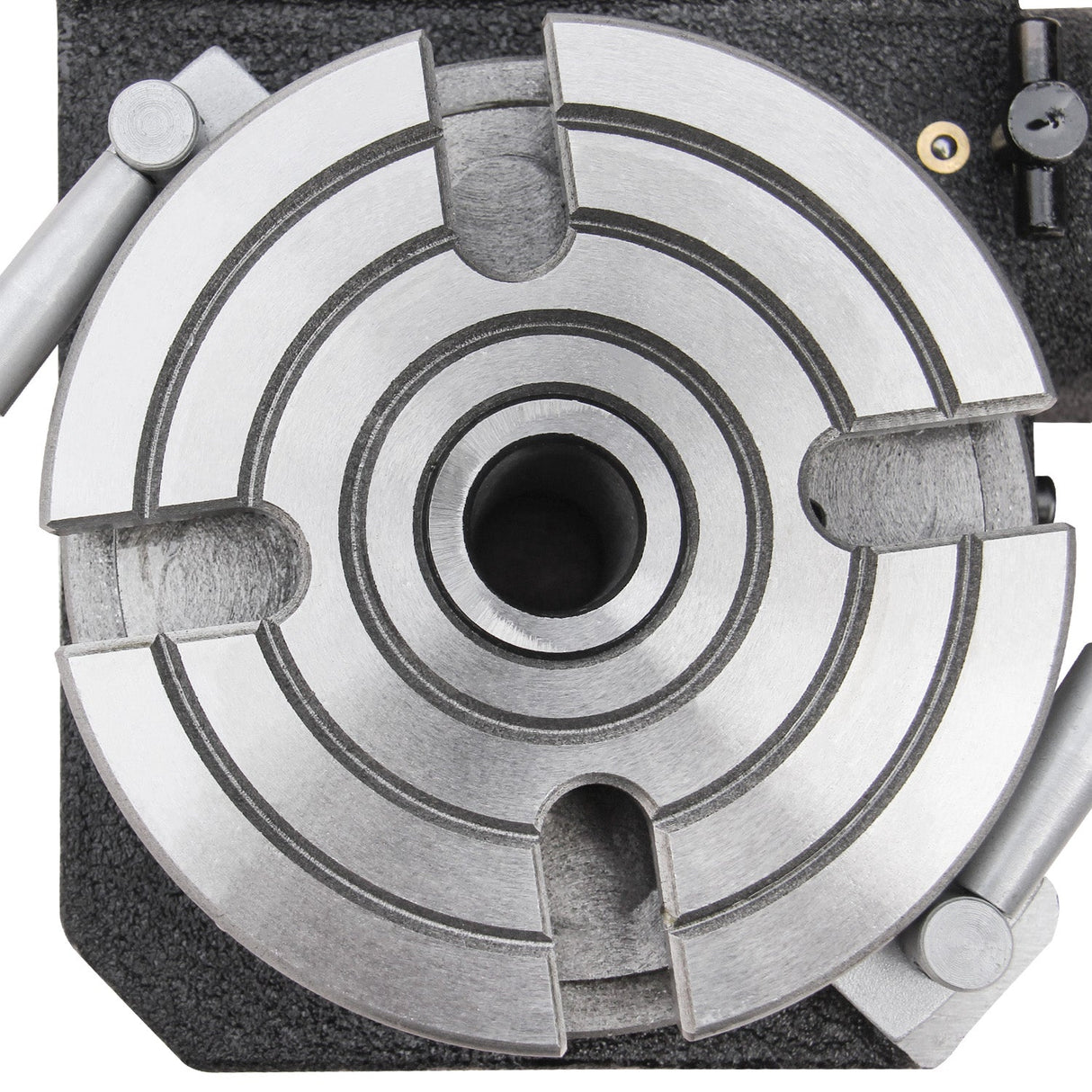 Kang Industrial HVP-61, Rotary Table with Dividing Plate DP-1, 6 Inch Rotary Table Milling Machine Horizontal Vertical Indexing Plate