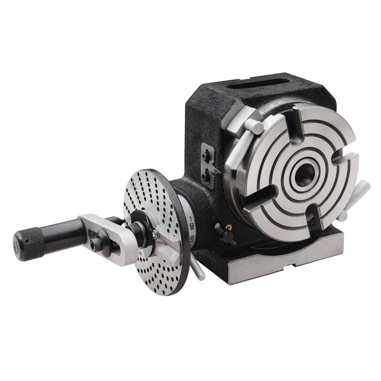 Kang Industrial HVP-61, Rotary Table with Dividing Plate DP-1, 6 Inch Rotary Table Milling Machine Horizontal Vertical Indexing Plate