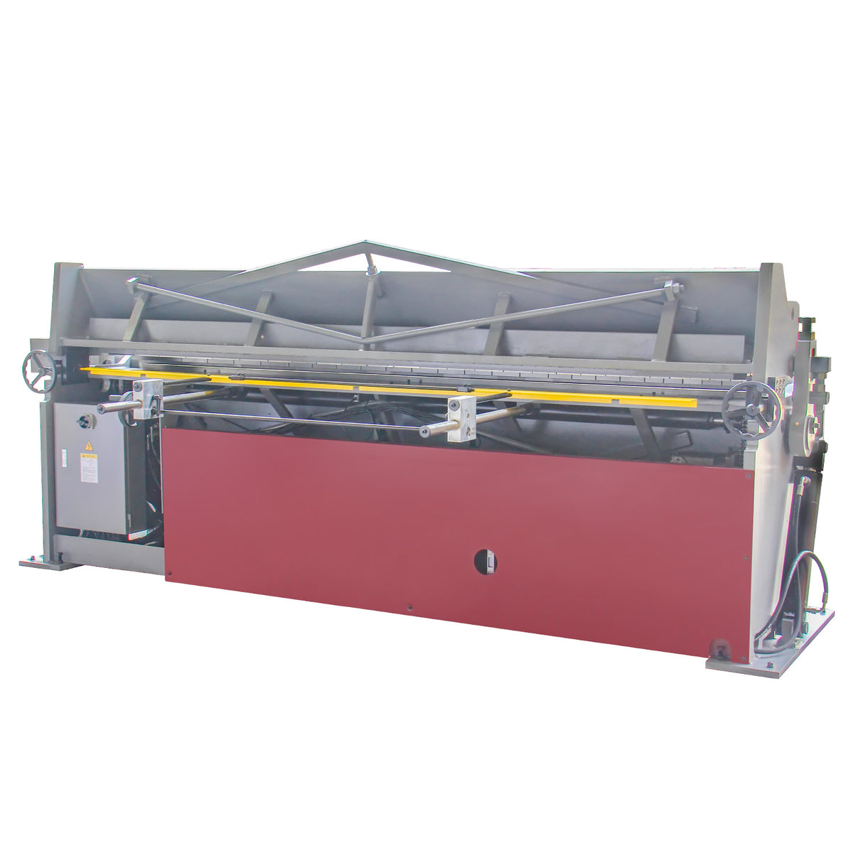 KANG Industrial HW-9610 Hydraulic Pan Brake, 2440x3.5 mm Mild Steel Plate Folding, Pan Brake Folder, 415V Power