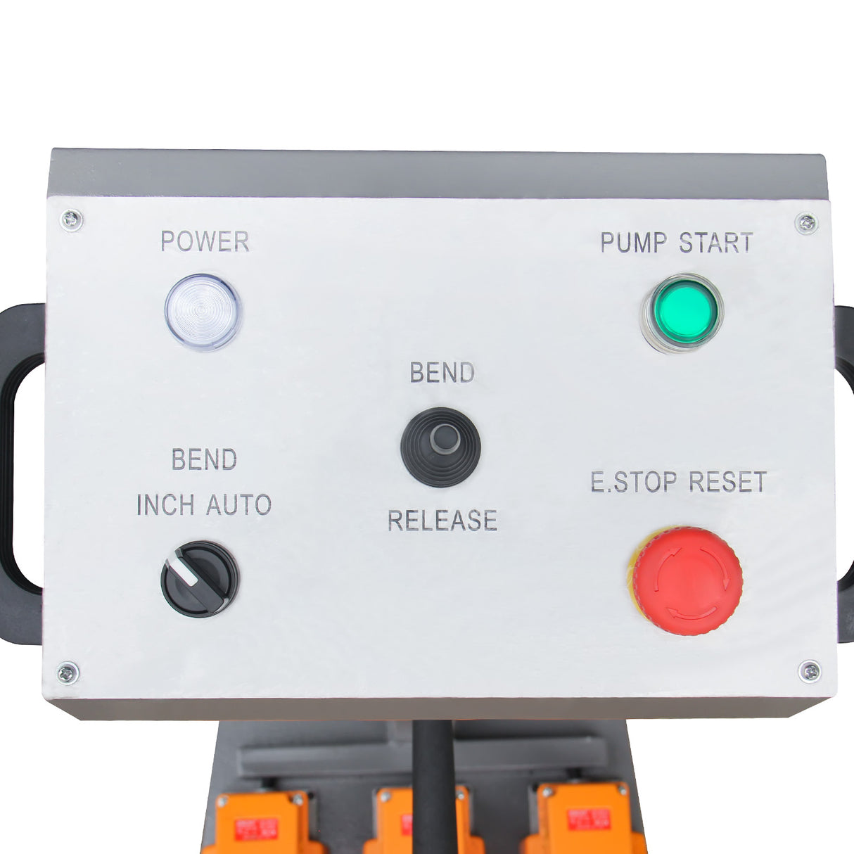 KANG Industrial HW-9610 Hydraulic Pan Brake, 2440x3.5 mm Mild Steel Plate Folding, Pan Brake Folder, 415V Power