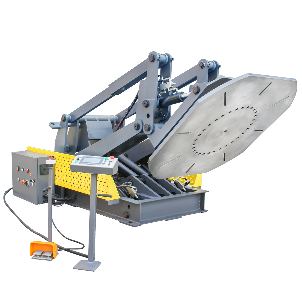 PRE-ORDER! Kang Industrial WPH-4500R 3-Axis Hydraulic Welding Positioner, 4500 KG Loading Capacity, With Lift, Tilt & Rotate