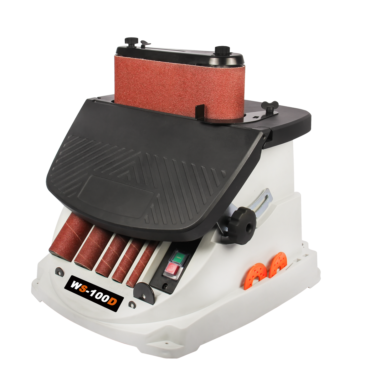 KANG INDUSTRIAL WS-100D Vertical Oscillating Spindle Sander & Belt Sander, 2 IN 1 Combination Woodworking Machine