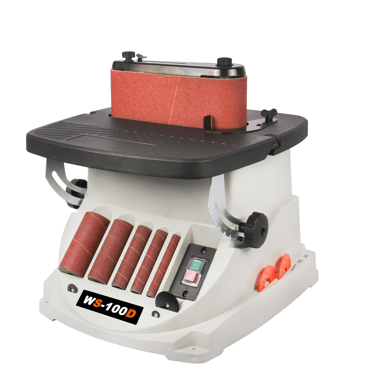 KANG INDUSTRIAL WS-100D Vertical Oscillating Spindle Sander & Belt Sander, 2 IN 1 Combination Woodworking Machine