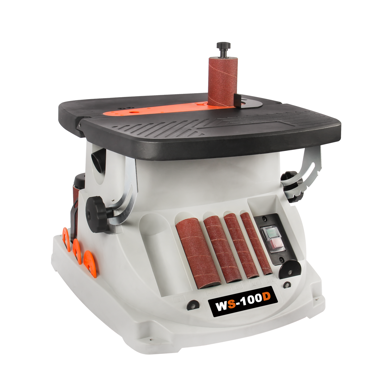 KANG INDUSTRIAL WS-100D Vertical Oscillating Spindle Sander & Belt Sander, 2 IN 1 Combination Woodworking Machine