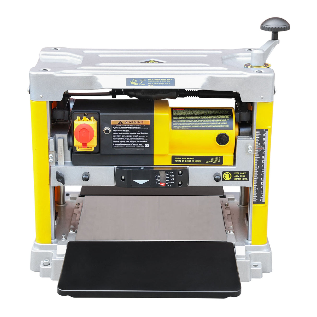 330mm Helical Head Benchtop Thicknesser MB333, 1500W Benchtop Thicknesser
