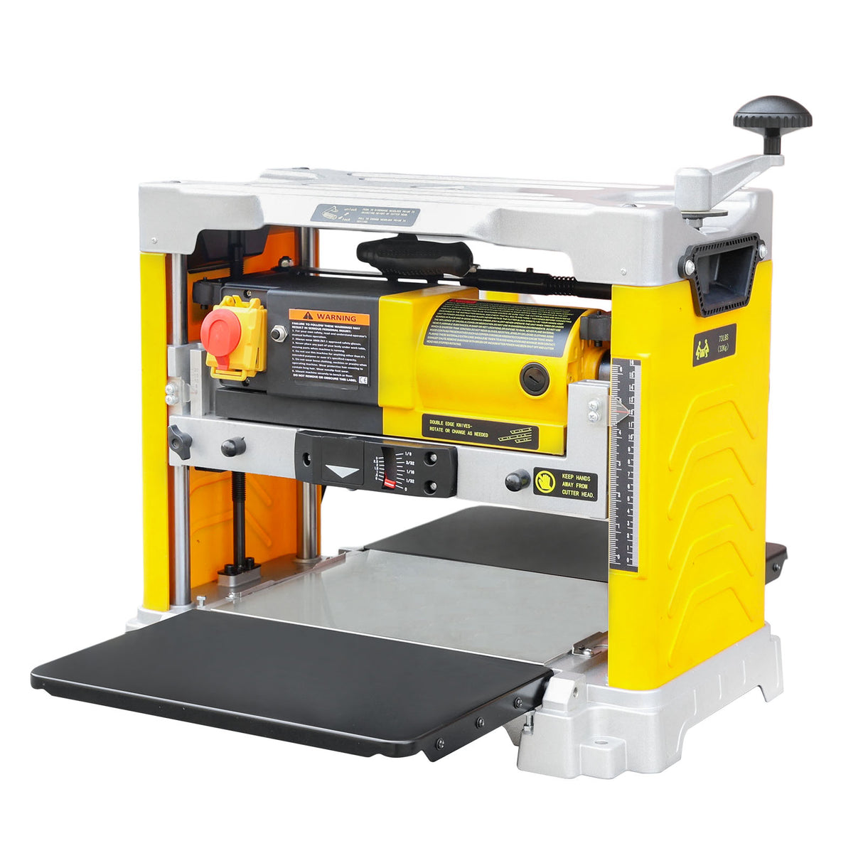330mm Helical Head Benchtop Thicknesser MB333, 1500W Benchtop Thicknesser