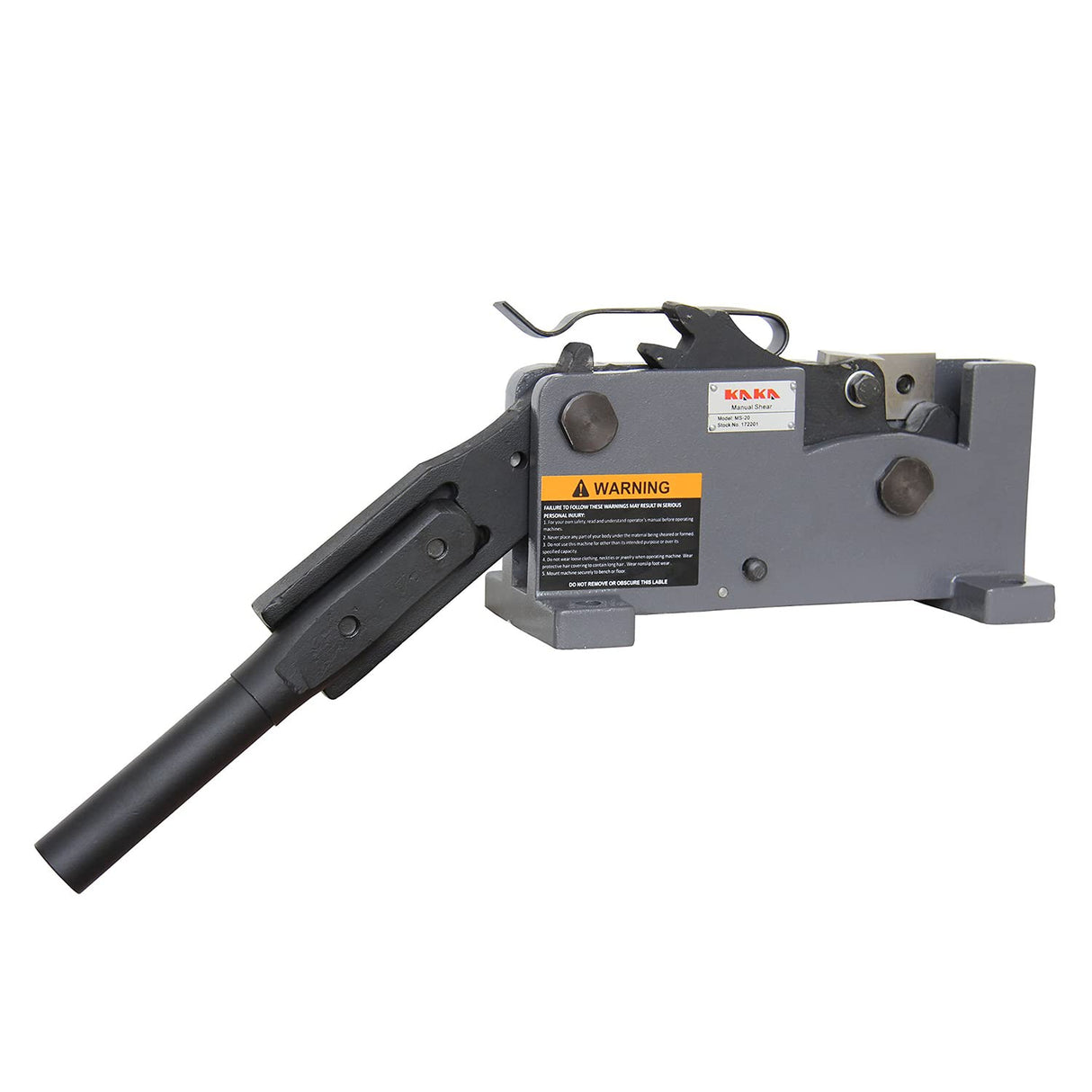 KANG Industrial MS-20 20mm Sheet Metal Shears, and Versatility, Rebar and Rod Cutter, Steel Cutter, Flat Bar Steel, Round Steel Metal Cutter