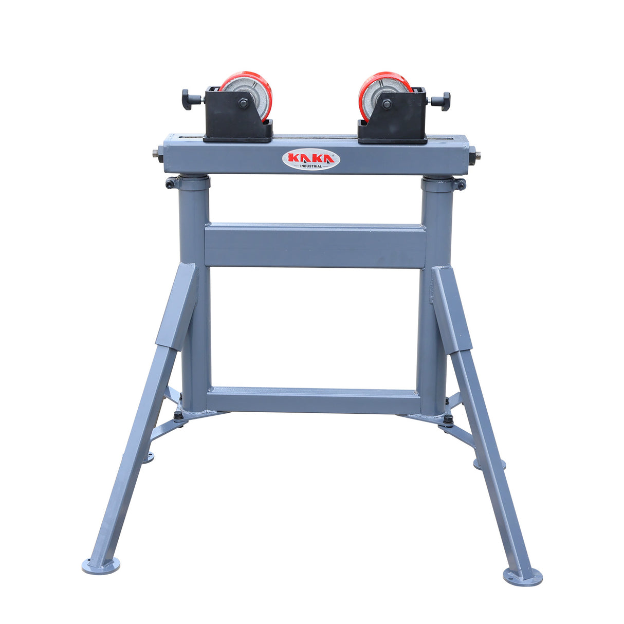 Heavy Duty 500kg Pipe Roller Stand PTR-1090A, Adjustable Height Welding Pipe Support Stand 740-1090mm