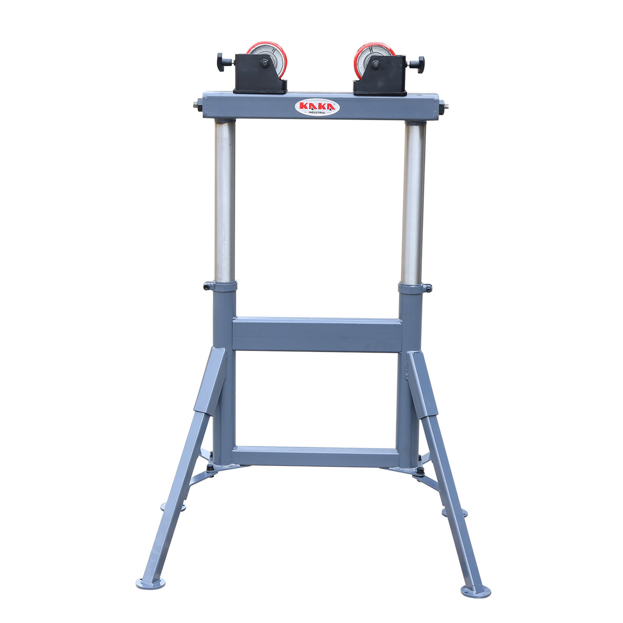 Heavy Duty 500kg Pipe Roller Stand PTR-1090A, Adjustable Height Welding Pipe Support Stand 740-1090mm