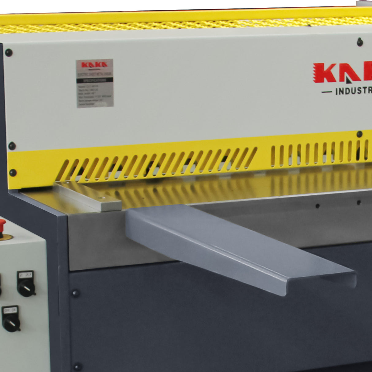 Motorised Guillotine Q11-4811A, Gear Drive Guillotine & Pneumatic Sheet Support, 3x1250mm Sheet Metal Cutting