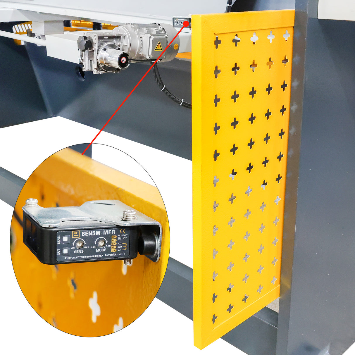 Kang Industrial QC11Y-8x3200 Hydraulic Guilloine Shear, NC Metal Cutting Machine, 3200x8.0mm Cutting Capacity