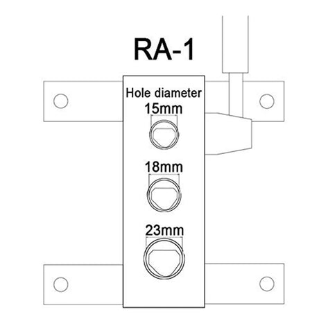 Effortlessly Cut Tubes with KANG Industrial RA-1 Manual Pipe Notcher - 90 Degree High Precision Steel Tube Notcher for 1/4", 3/8", and 1/2" Pipes