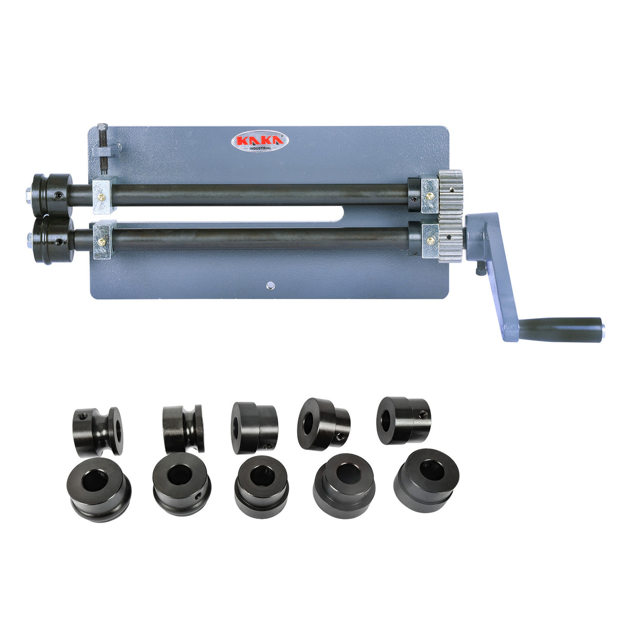 Bead Roller RM12 Sheet Metal Manual Swager C/W Bead Kits and Flange Kits, 1.2mm mild steel thickness, 305mm throat depth