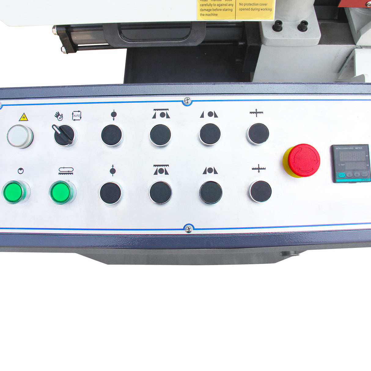 Kang Industrial TBK-11B Double Column Band Saw, Hydraulic Downfeed Controal, OD 280mm Cutting Capacity