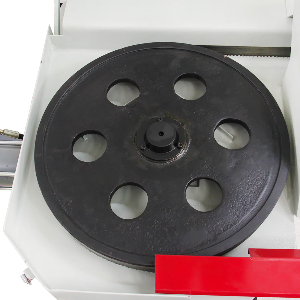 Double Column Band Saw TGK-14, ø350mm-350x350mm Gear Drive Dual Column Band Saw with Hydraulic Clamping, 415V Power